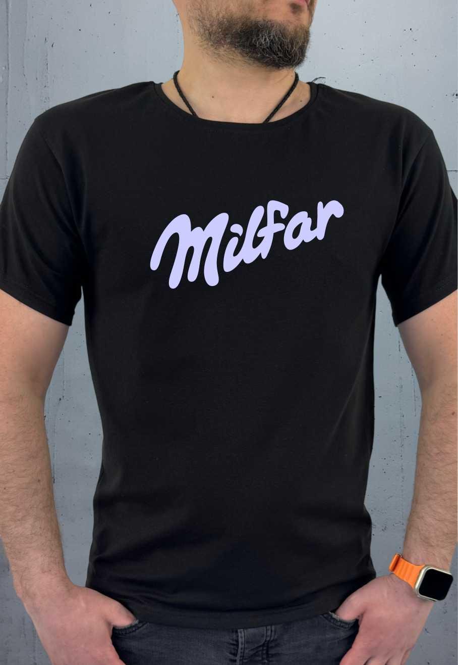 Футболка чоловіча TM Spinogriz СПИ2025 "Milfar" р.S Чорний