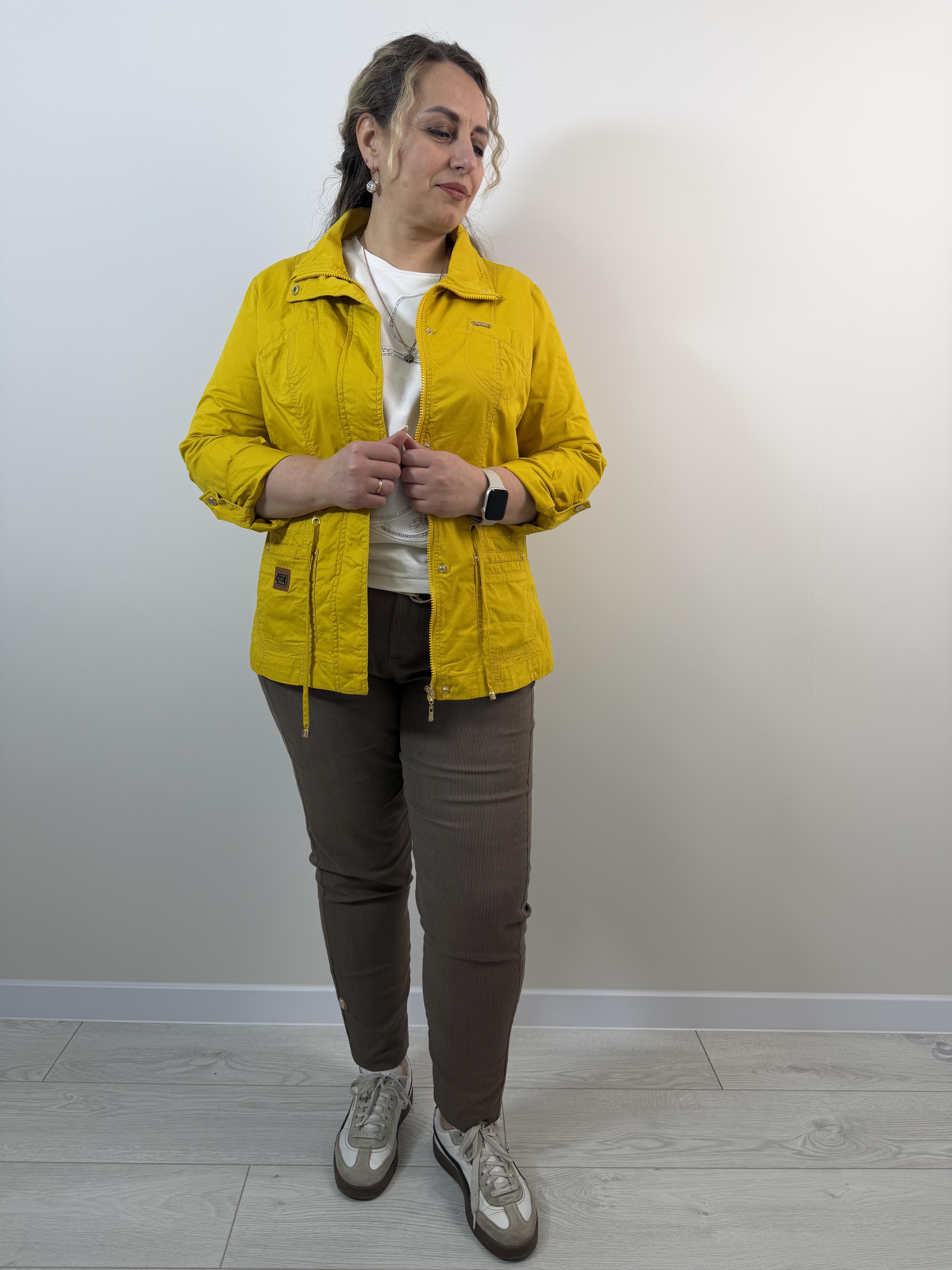 Куртка женская демисезонная 2XL Желтый (180/2XL(ж))