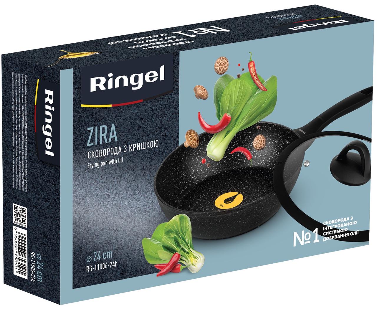 Сковорідка глибока Ringel Zira 24 см (RG-11006-24h) - фото 4