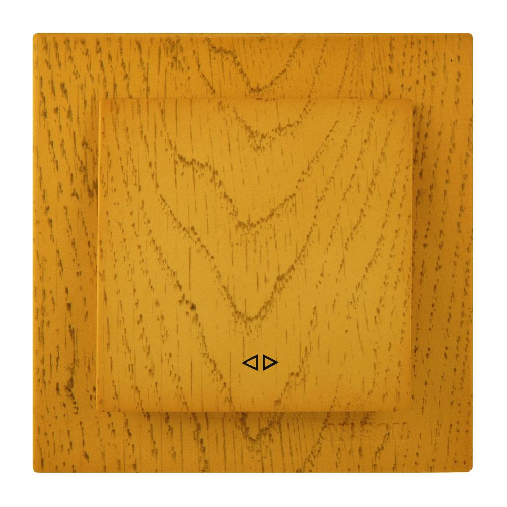 Вимикач одноклавішний Nilson Touran проміжний Дуб (24251010)