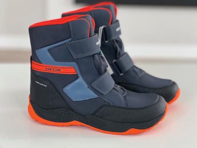 Ботинки зимние Geox J Sentiero р. 39 Navy/Orange (20070622) - фото 8