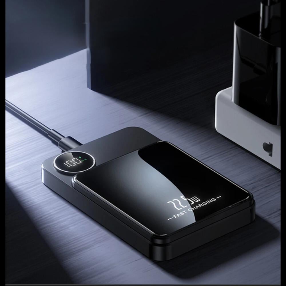 Повербанк 10000 mAh з LED-дисплеєм бездротовою зарядкою 20 Вт та MagSafe - фото 2 Повербанк 10000 mAh з LED-дисплеєм бездротовою зарядкою 20 Вт та MagSafe - фото 2