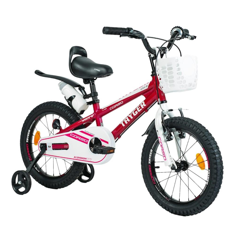 Велосипед Corso 16" Tayger 2024 Червоний (TG-10258) - фото 1 Велосипед Corso 16" Tayger 2024 Червоний (TG-10258) - фото 1