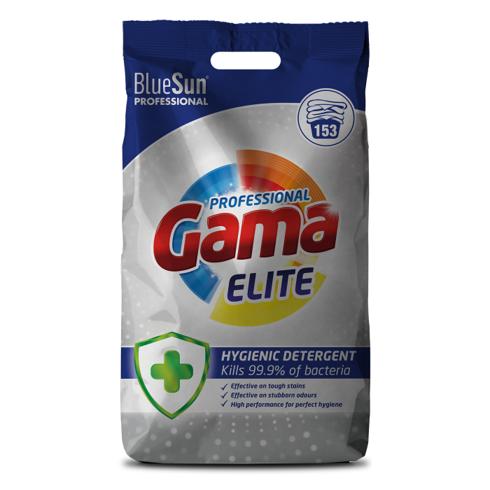 Порошок для стирки Gama Professionnel Elite Антибактериальный 153 стирки 10 кг