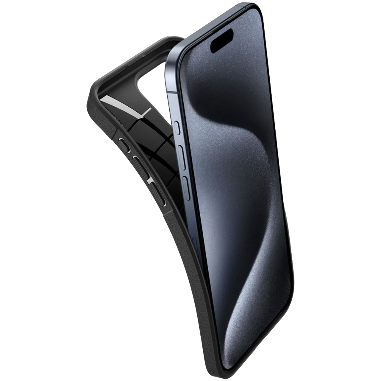 Чехол накладка Spigen Core Armor Case for iPhone 15 Pro Max Black (ACS06441) - фото 7