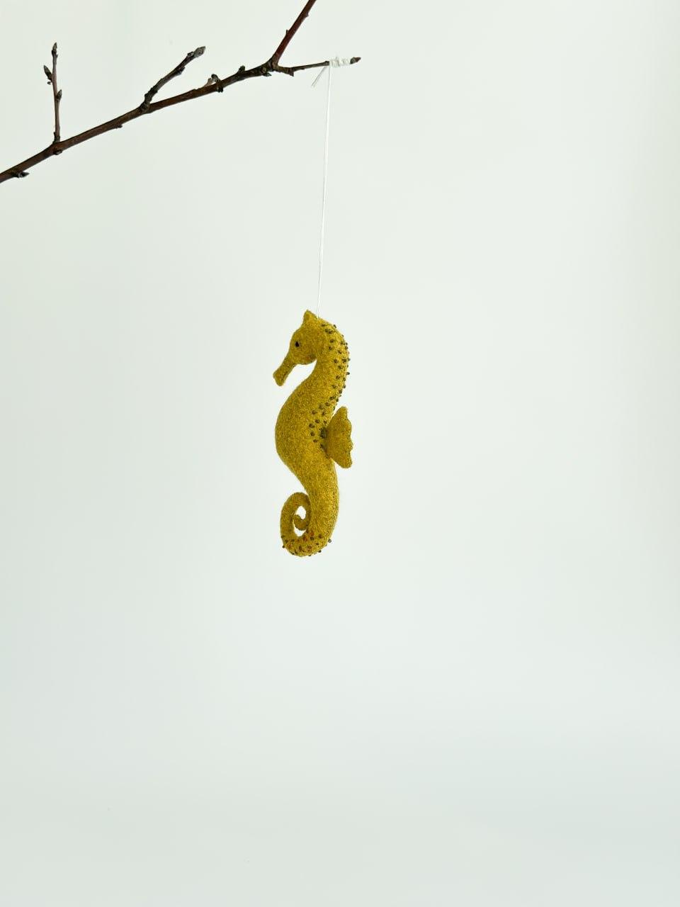 Мягкая игрушка фетровая морской конек ручная работа (29472342) - фото 5