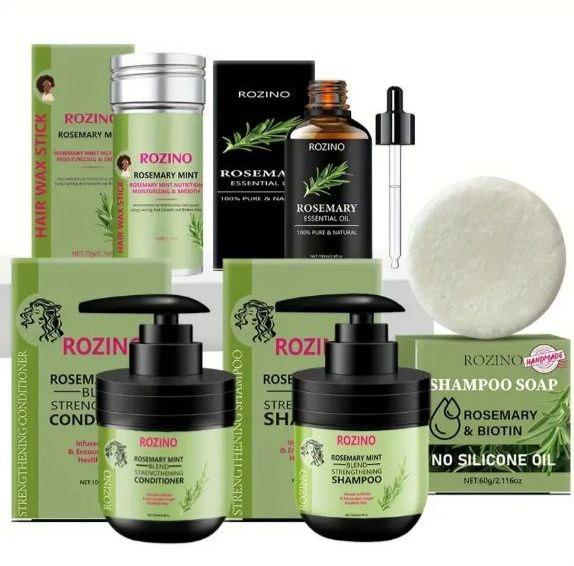 Набор для ухода за волосами ROZINO с розмарином и мятой