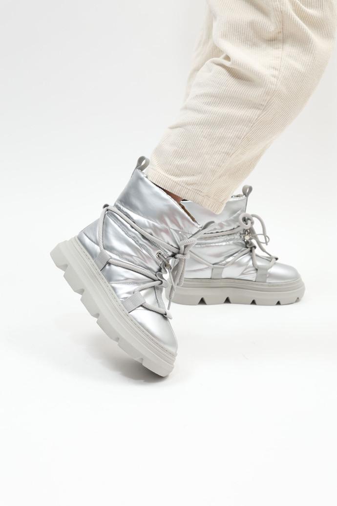 Дутики LONZA 192234 р. 39 Срібний (18309_39)