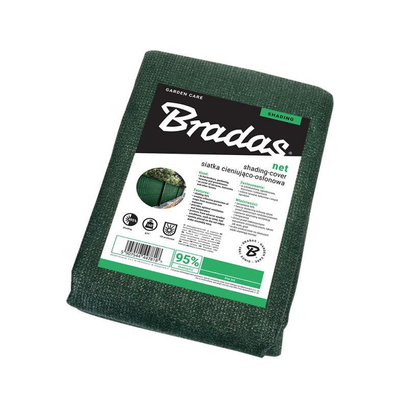 Сетка защитная Bradas 95% затенение 160 г/м² 1,2x10 м (AS-CO16012010GR/P)