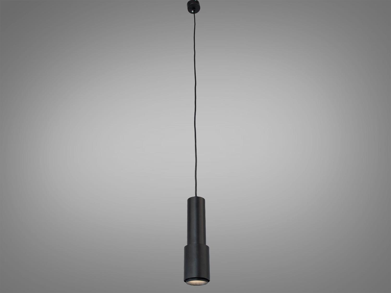 Подвесной светильник одинарный GU10 QY-H1129B/BL Черный (34334215)