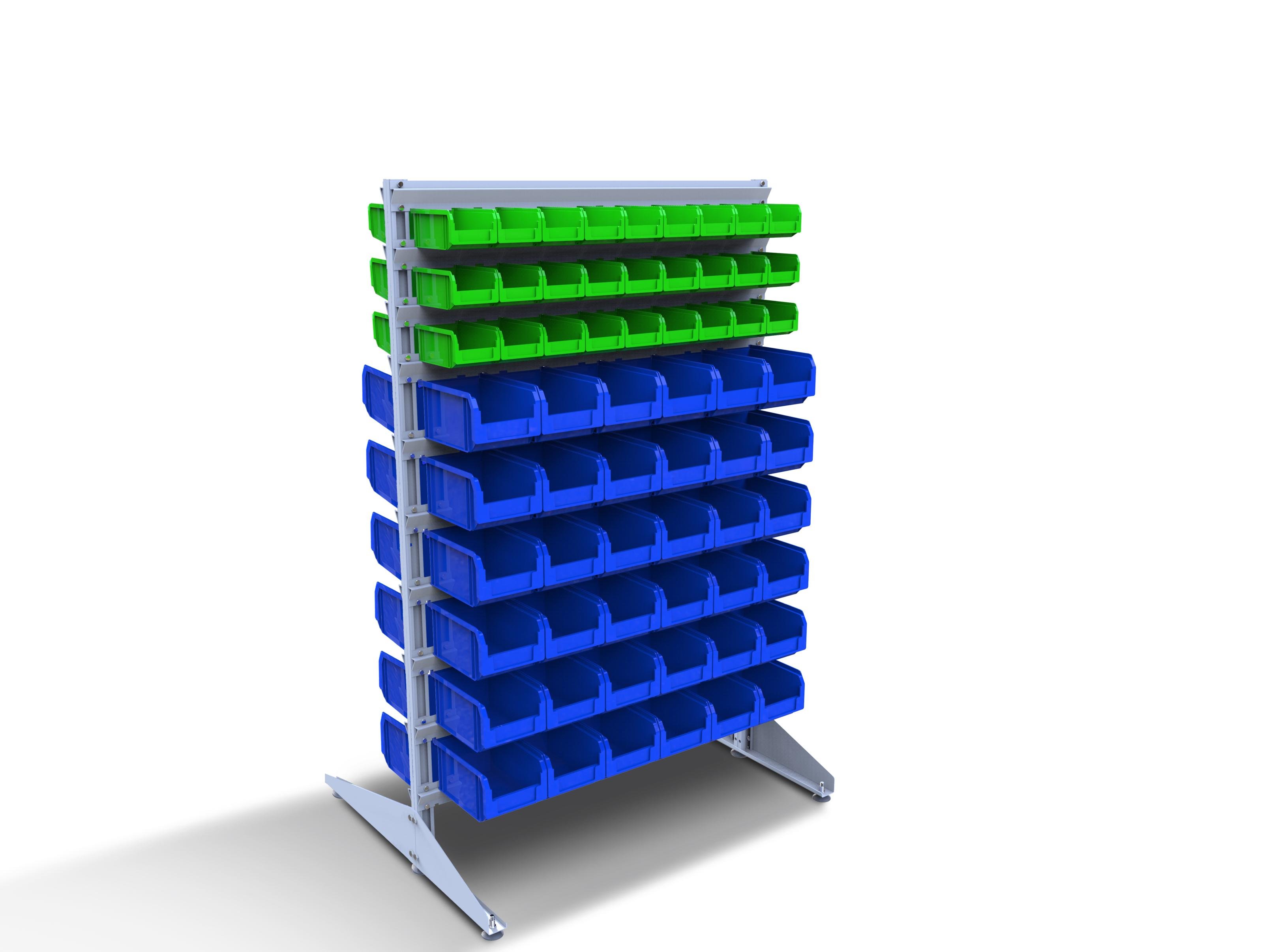 Стелаж для метизів двосторонній DS-15/9 700x1500x1000 мм (120018)