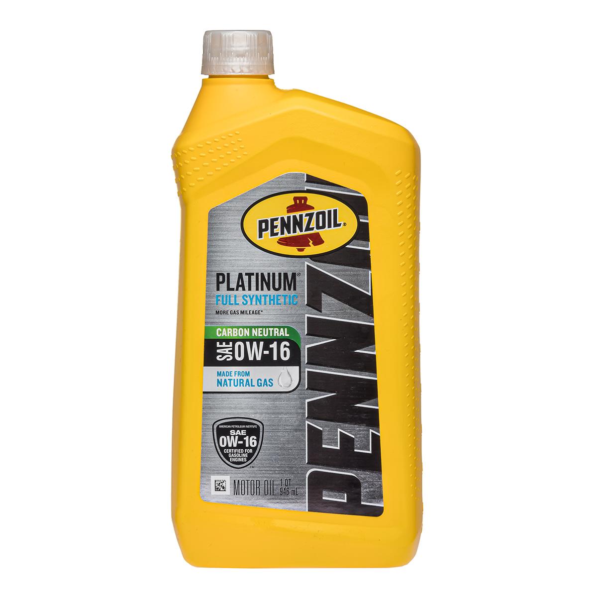 Мастило моторне Pennzoil ennzoil Platinum Full Synthetic 0W-16 0,946 мл (550049266) - фото 5