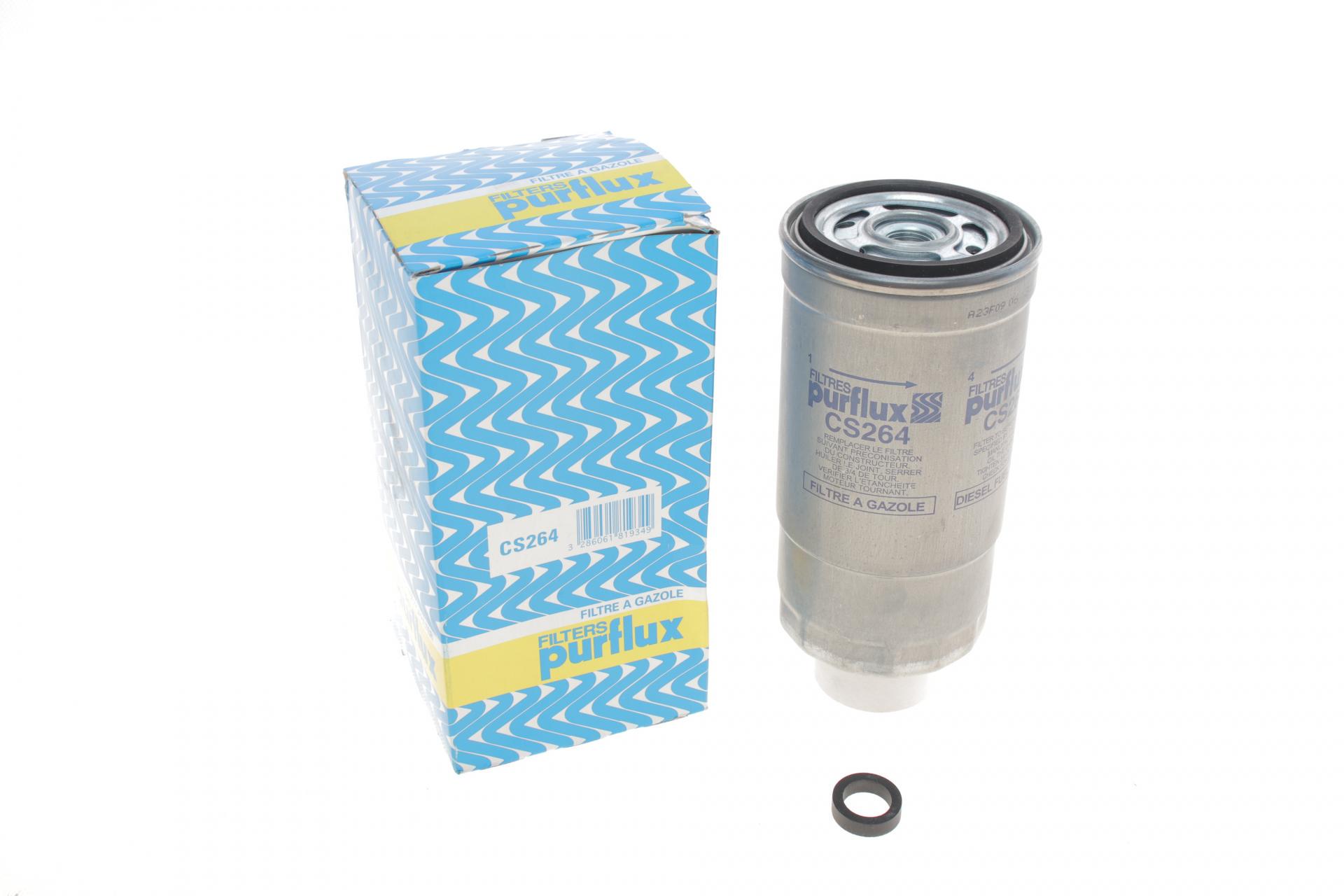 Фильтр топливный PURFLUX для Fiat (PUnto 1,9 JTD 99-/Bravo 1,9 JTD 98-01- (CS264)