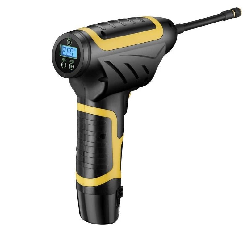 Компрессор автомобильный аккумуляторный со съемной батареей до 10 атмосфер (100977)