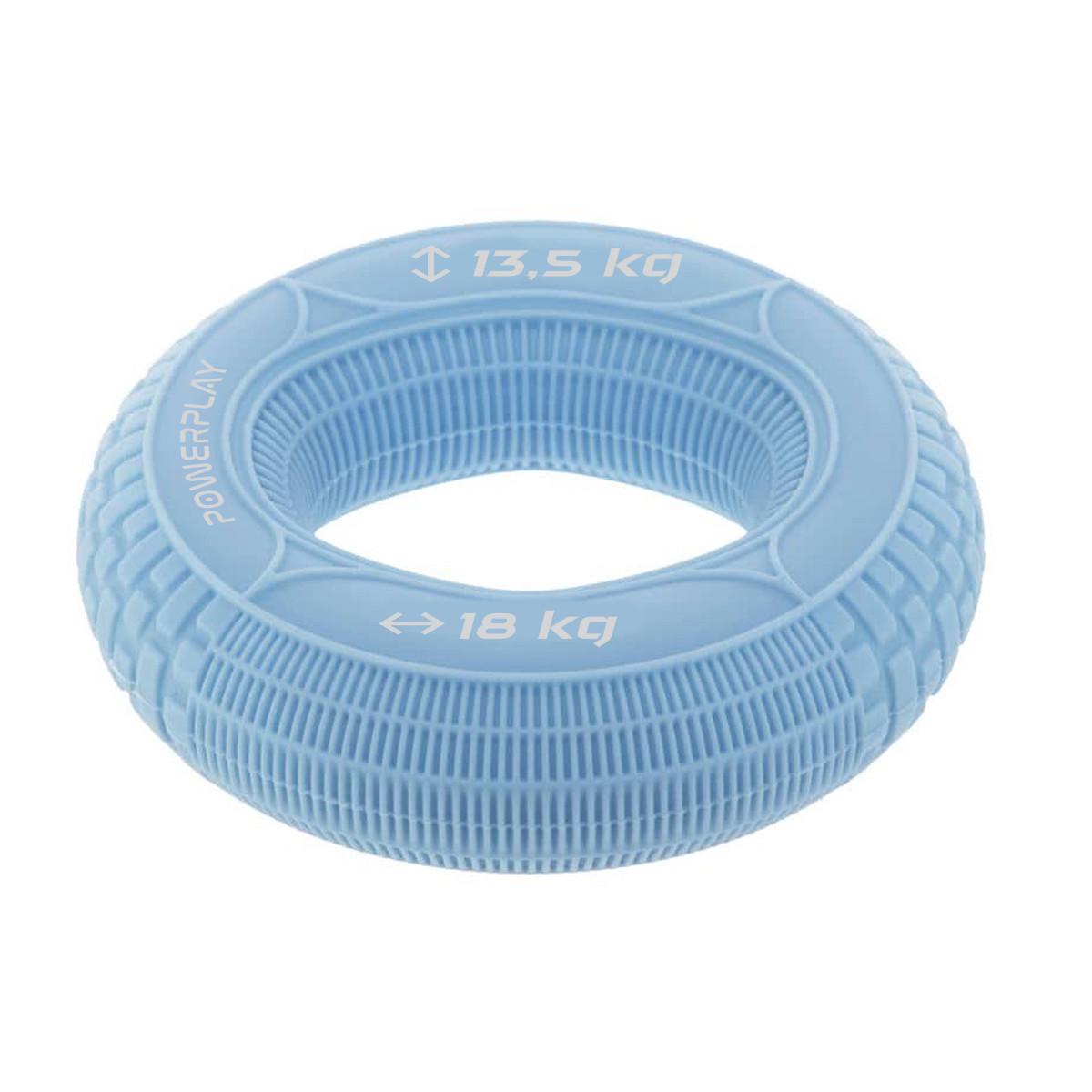Еспандер кистьовий силіконовий PowerPlay PP-4330 Hand Grip Loops Light 13,5-18 кг Блакитний (A-012890) - фото 2