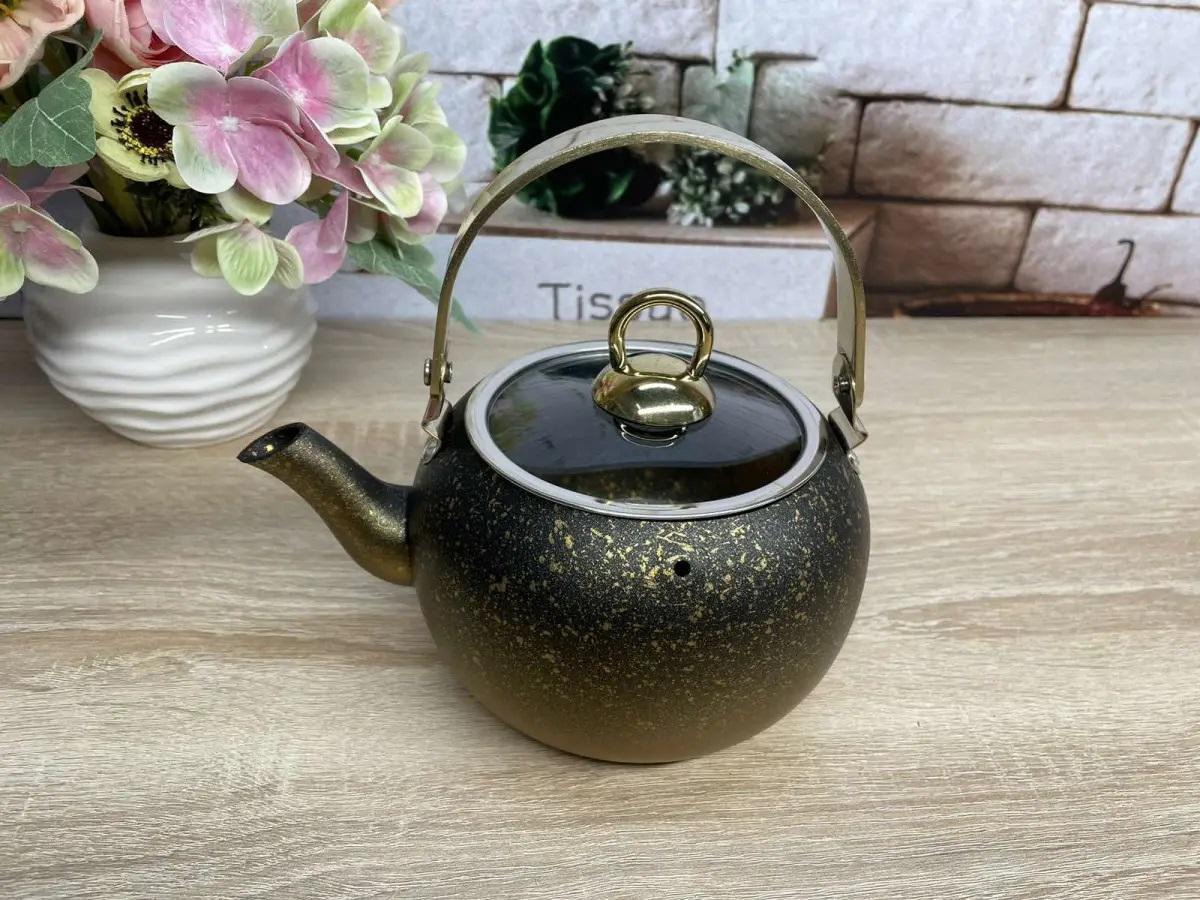 Чайник OMS Collection 8212-S 1 л Gold (85230) - фото 4 Чайник OMS Collection 8212-S 1 л Gold (85230) - фото 4