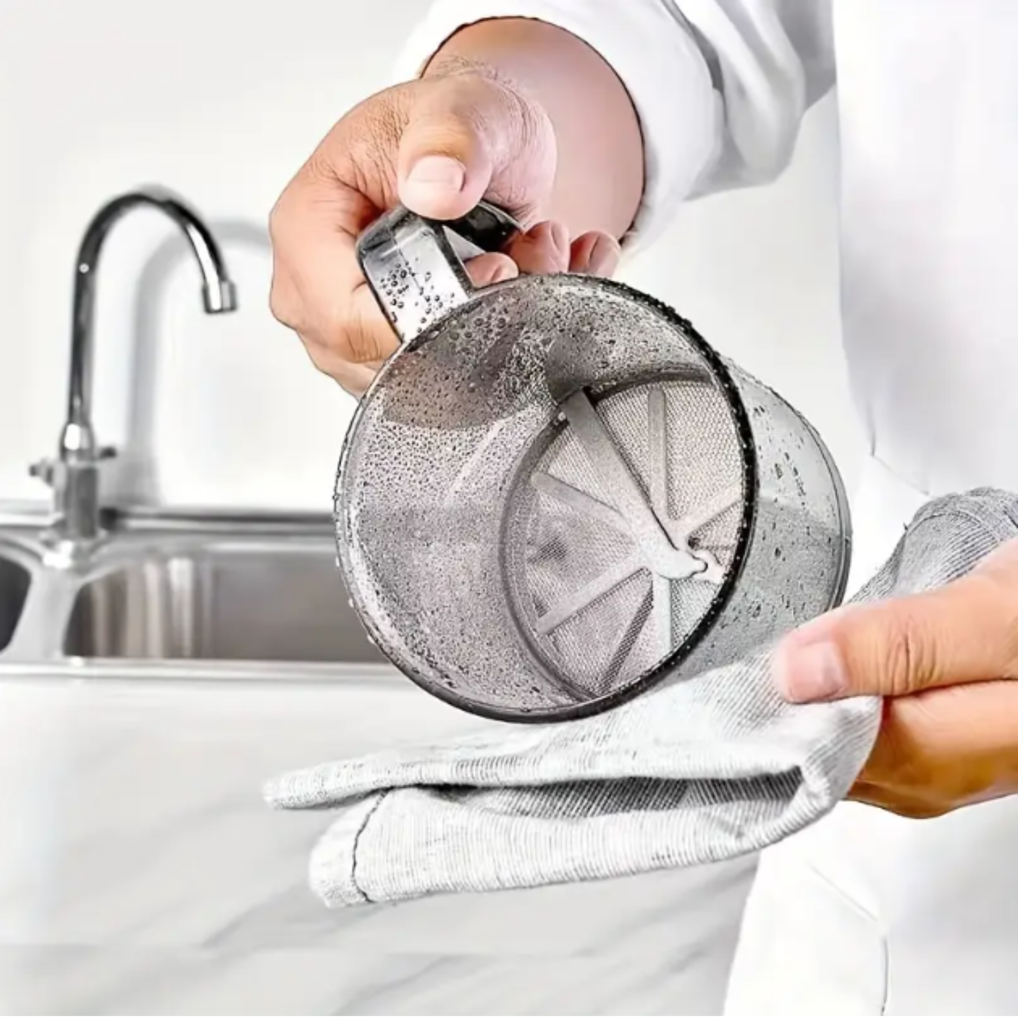 Сито кружка для просеивания муки и крупы (PRSVMK-0816) - фото 5