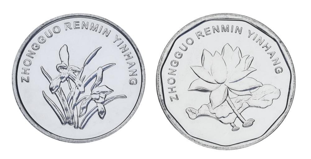 Коллекционные монеты Китай 2 шт. 2024 UNC 1/5 цзяо (М21049)