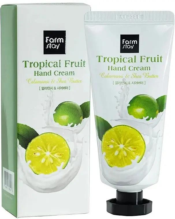 Крем для рук FarmStay Tropical Fruit Hand Calamansi & Shea Butter 50 мл (10676699) - фото 1