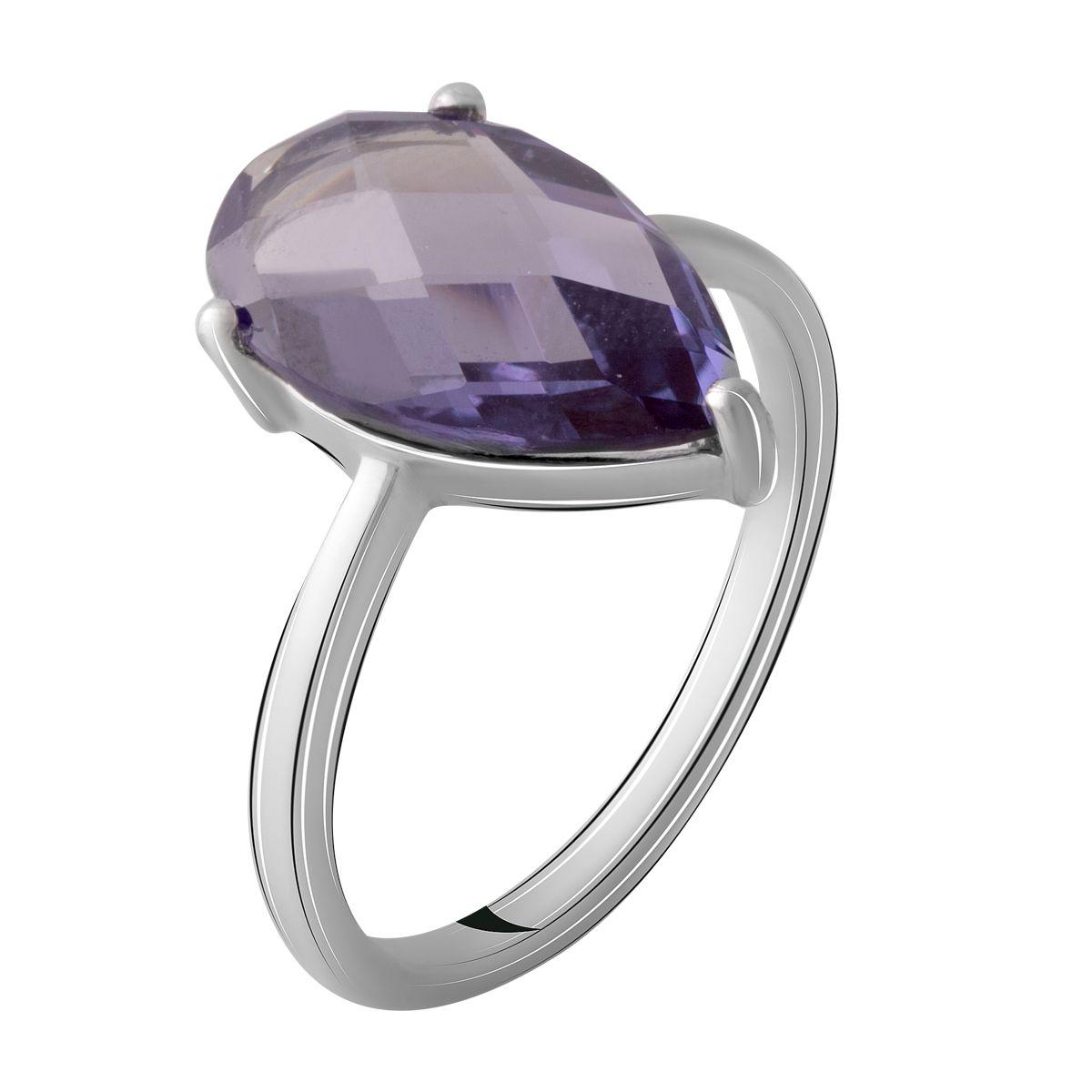 Кольцо серебряное с александритом 5,94 ct 3,44 г р. 18 (2050179)