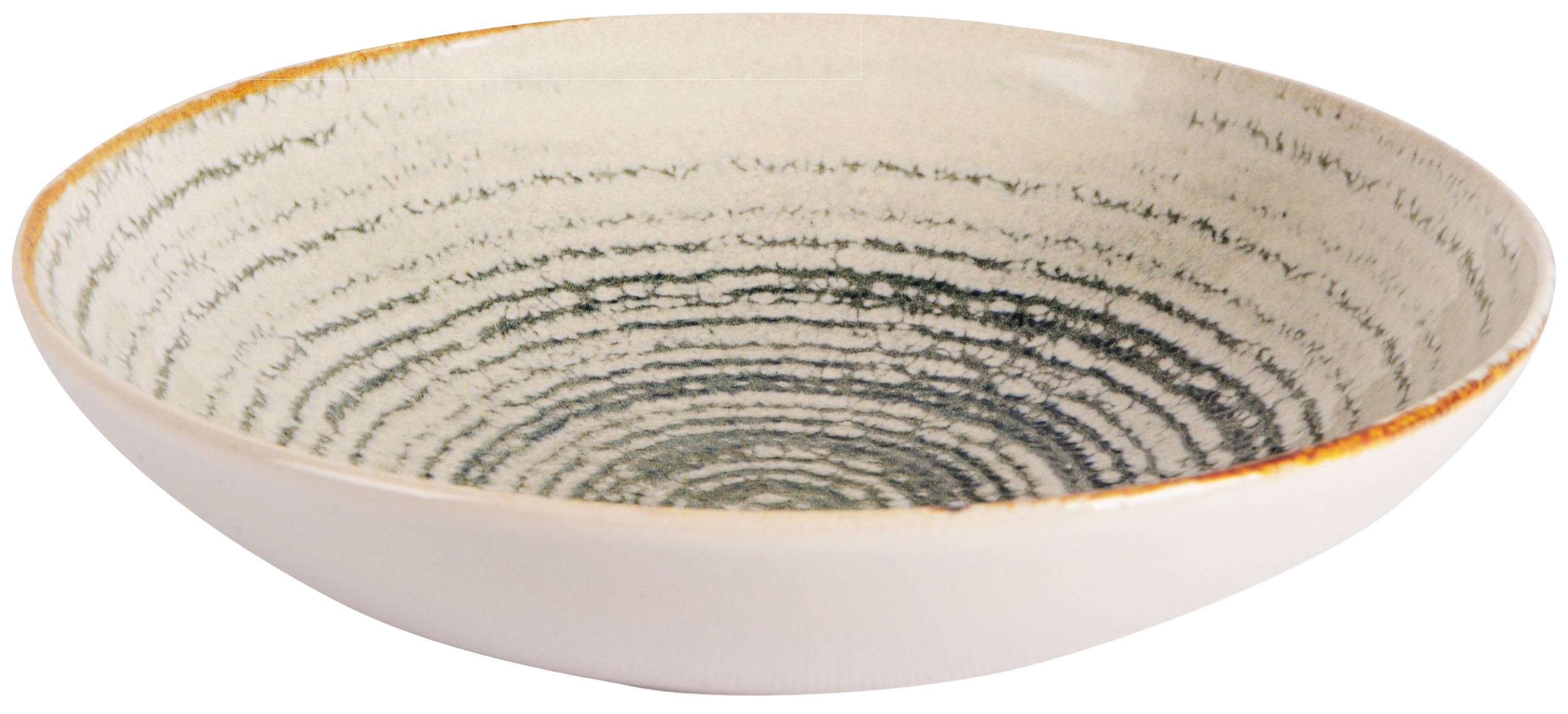 Тарелка суповая IPEC Storm круглая керамическая 21 см (30907695)