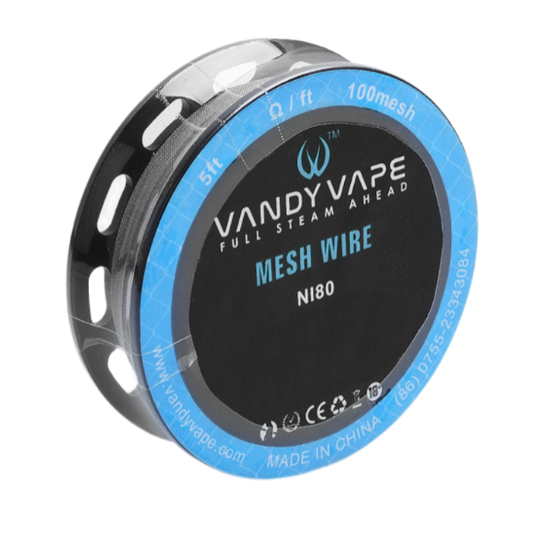 Котушка сітки Vandy Vape Ni80 Mesh Wire DIY 100mesh 1,2 ohm 1,5 м (18340)