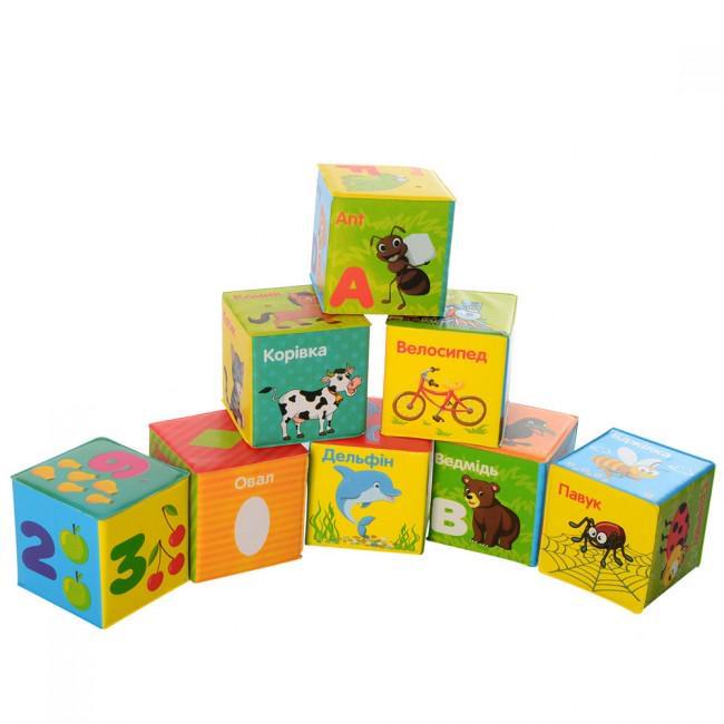 Кубики для купання Limo Toy Букви-Слова 8 шт. (402421)