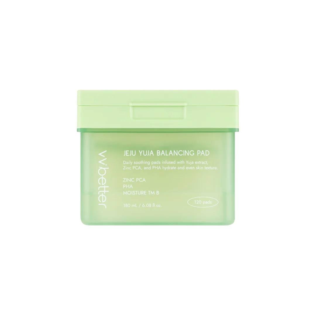 Балансуючі тонер-педи з екстрактом юдзу VVbetter Jeju Yuja Balancing Pads 180 мл 120 шт. (7118671)