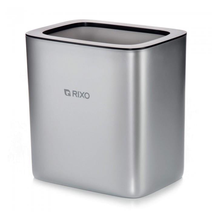 Корзина для мусора настенная Rixo MAGGIO 10 л Серебряная (WB301S)