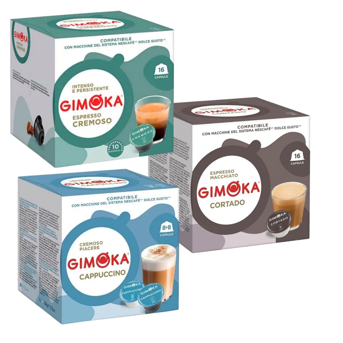 Набор кофе в капсулах 3 вида Gimoka Dolce Gusto Микс 1 48 шт. (setgim4)