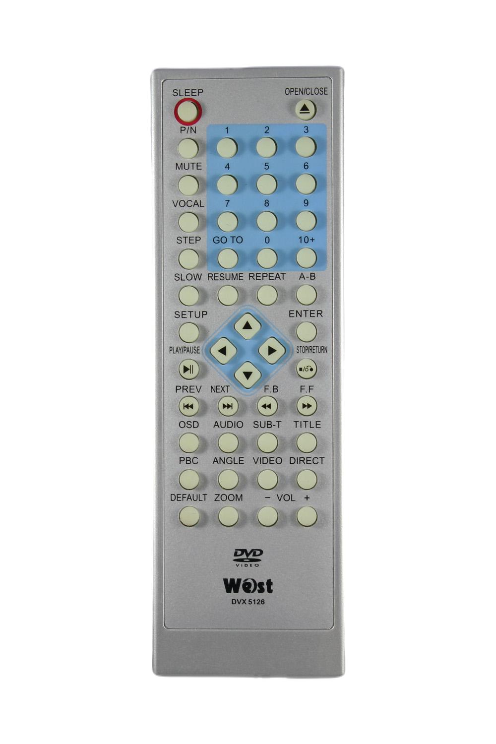 Пульт для WEST DVX5126 (1653)