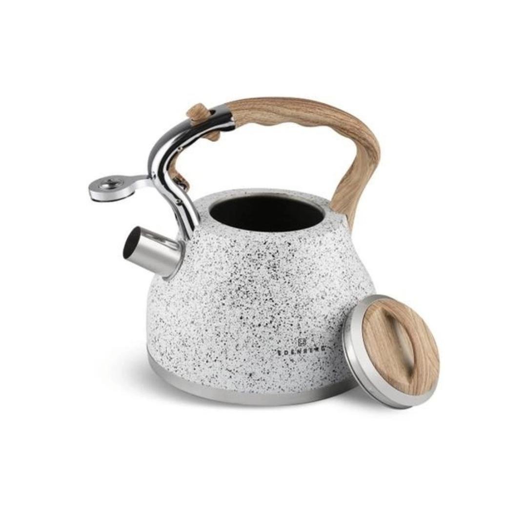 Чайник Edenberg EB-8843 со свистком нержавеющая сталь 3 л Белый (14541585) - фото 3 Чайник Edenberg EB-8843 со свистком нержавеющая сталь 3 л Белый (14541585) - фото 3