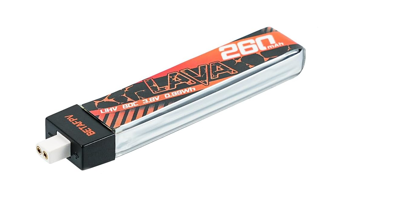 Аккумулятор BetaFPV Lava 1s 260 mAh 80C 3.8 V LiHV LiPo BT2 .0 FPV (18766)