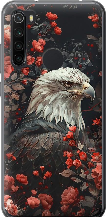 Чехол на Xiaomi Redmi Note 8 Цветочный страж (6102t-1787-42517)