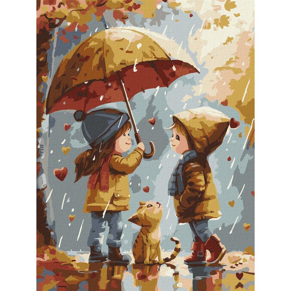 Картина по номерам Ideyka Осеннее тепло 30x40 см (KHO8471)