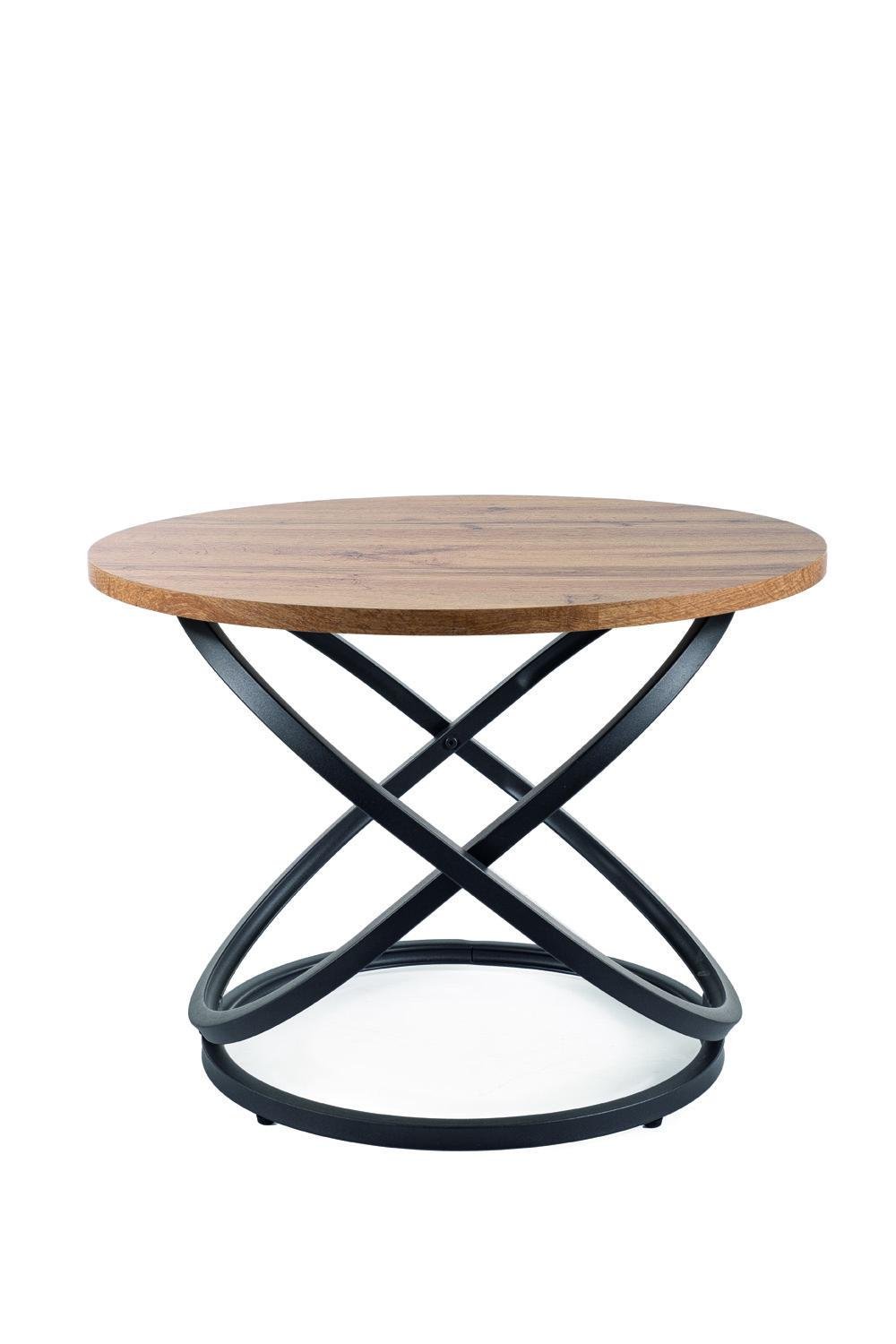 Журнальный столик Signal EOS D 60 см Дуб артизан/Черный (EOSDDAC) - фото 3 Журнальный столик Signal EOS D 60 см Дуб артизан/Черный (EOSDDAC) - фото 3