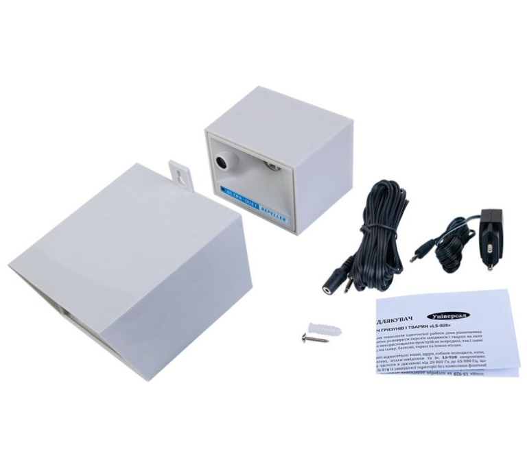 Відлякувач гризунів/птахів/собак Leaven LS-928 ультразвук до 468 м2 - фото 3 Відлякувач гризунів/птахів/собак Leaven LS-928 ультразвук до 468 м2 - фото 3