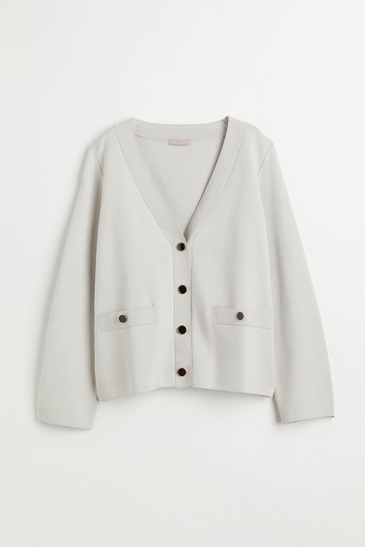 Кардиган H&M L Світло-сірий (S30071008589)