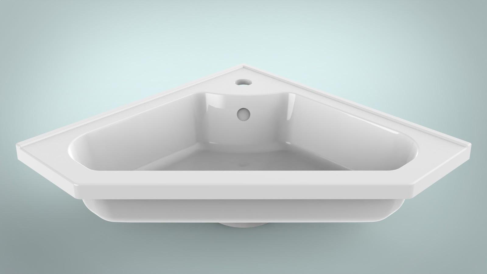 Умывальник Amidicon CUT 51х51 cм Белий (27983975) - фото 6 Умывальник Amidicon CUT 51х51 cм Белий (27983975) - фото 6