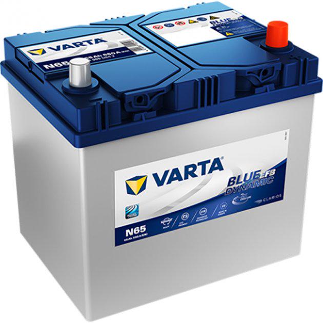 Аккумулятор Varta Blue Dynamic EFB 65Ah EN650 231x173x219 мм Start-Stop 6СТ-65 АзЕ D54 правый/(5655010650)