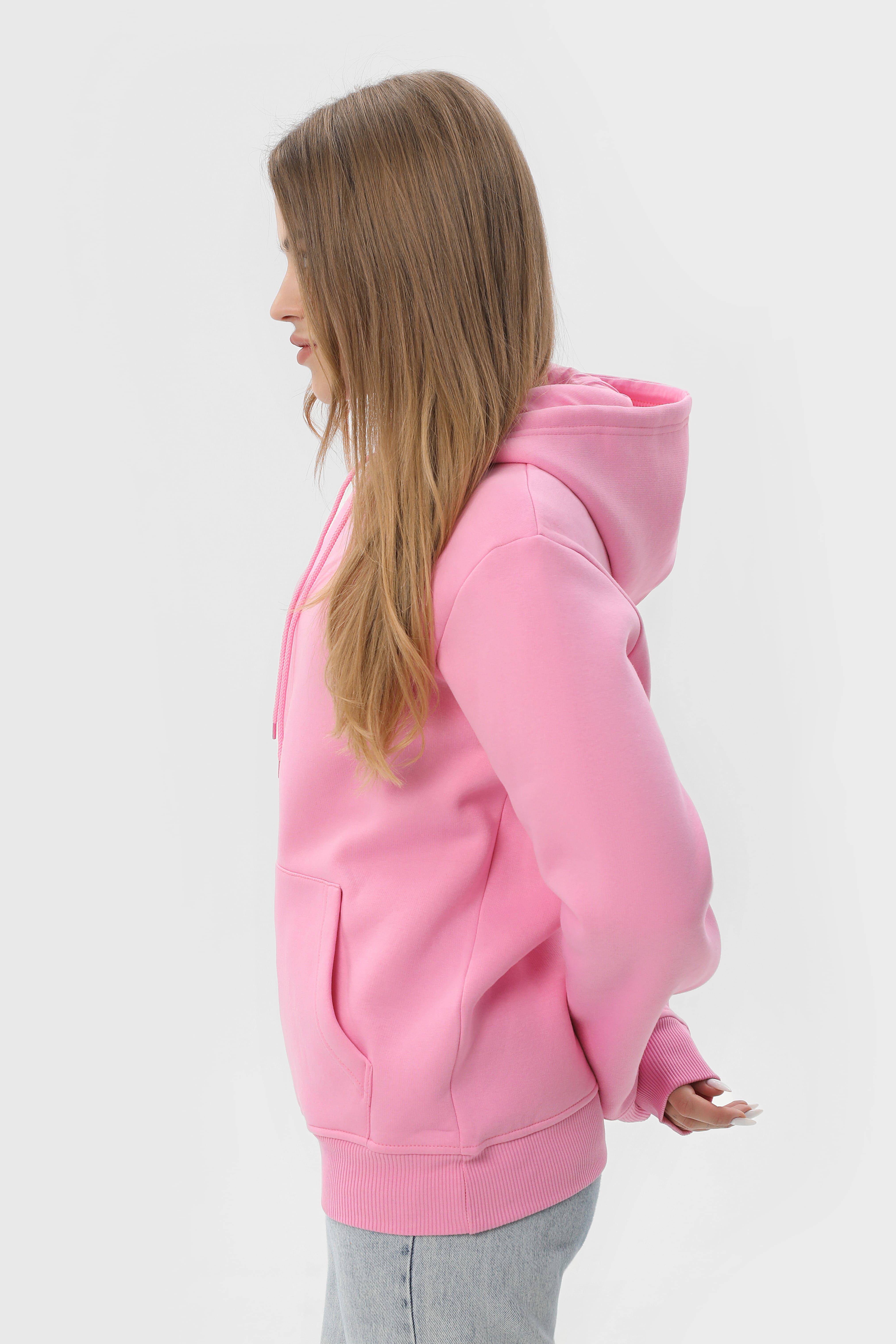 Худи утепленный RAY BASIC U0401 UNISEX M Розовый - фото 6