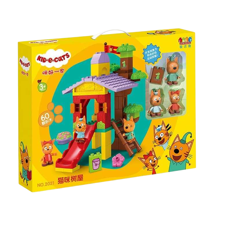 Конструктор дитячий 4 фігурки героїв рухомі елементи 60 деталей (MTT-197088)