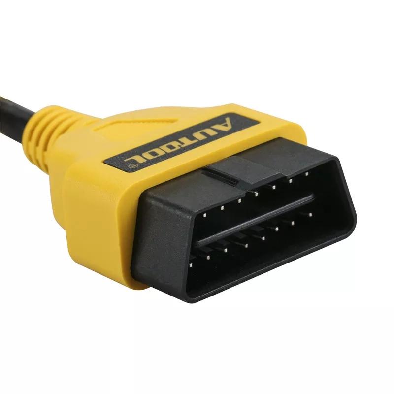 Удлинитель  Autool 14 см OBD2 OBDII разъем 16pin - фото 3