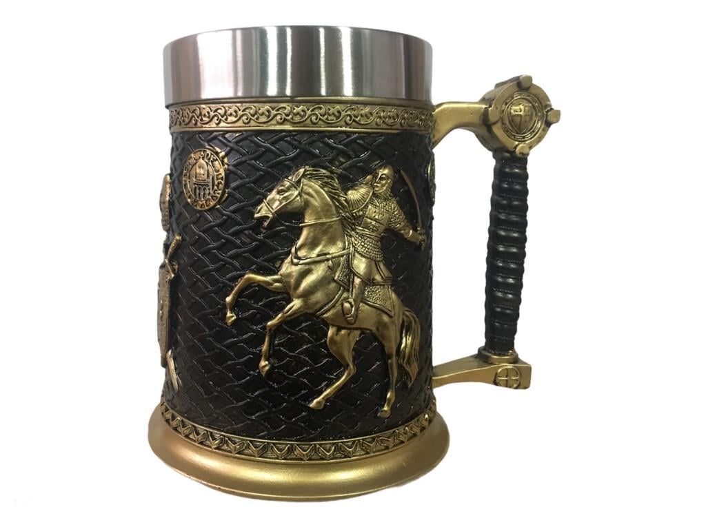 Кружка Skull Mug Рыцарь на коне 3D (1380275959)