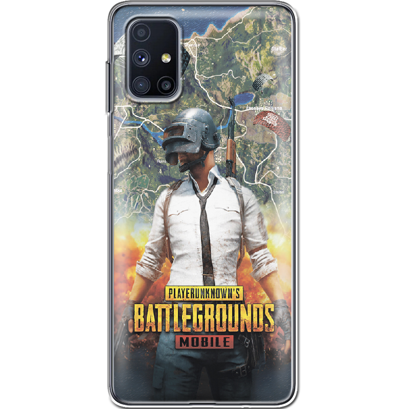 Чохол Boxface Samsung M515 Galaxy M51 PUBG Mobile Прозорий силікон (40937-up2309-40937)