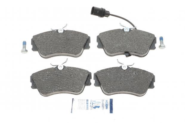 Колодки тормозные передние ICER 141425-700 VW T4 R15 90-03 и датчик