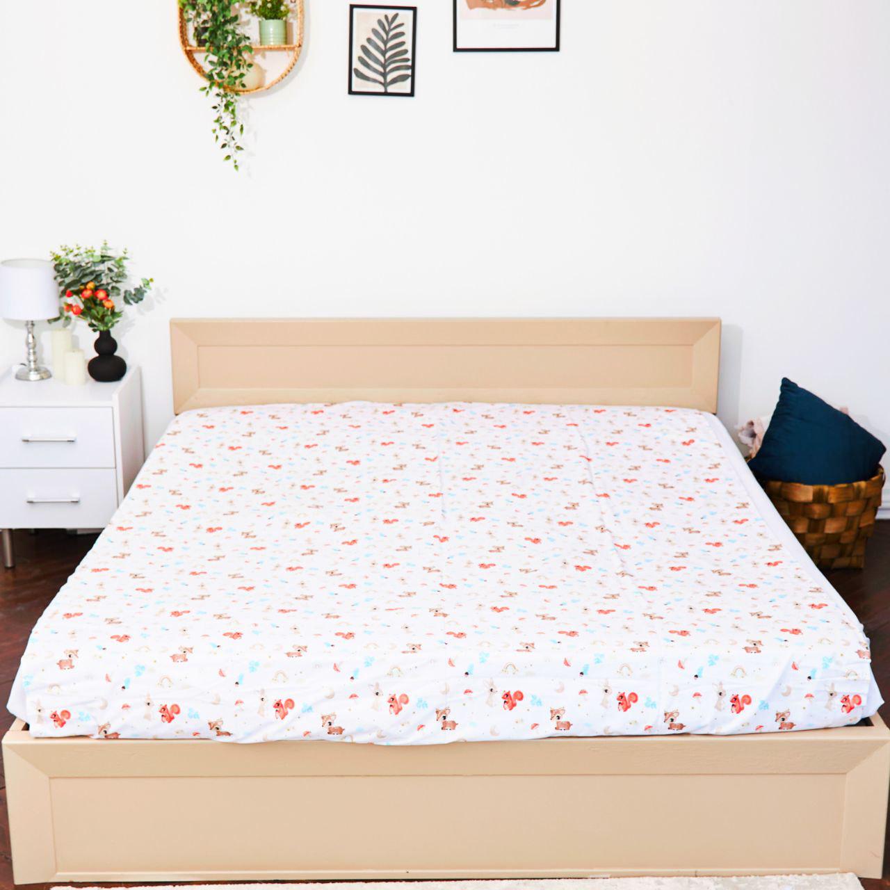 Простынь Лесные зверьки ранфорс 235х260 см (110060265)