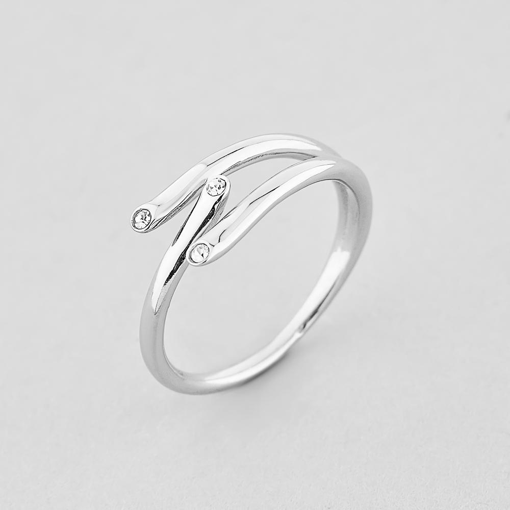 Серебряное кольцо Minimal Сеул р. 17 (1737-17)