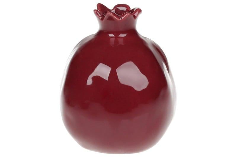 Ваза керамическая BonaDi 733254 Гранат 15 см Бордо (100115)