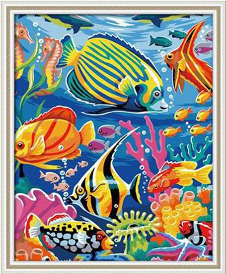 Картина по номерам Идейка Рыбный мир 40x50 см (skl-КНО007)